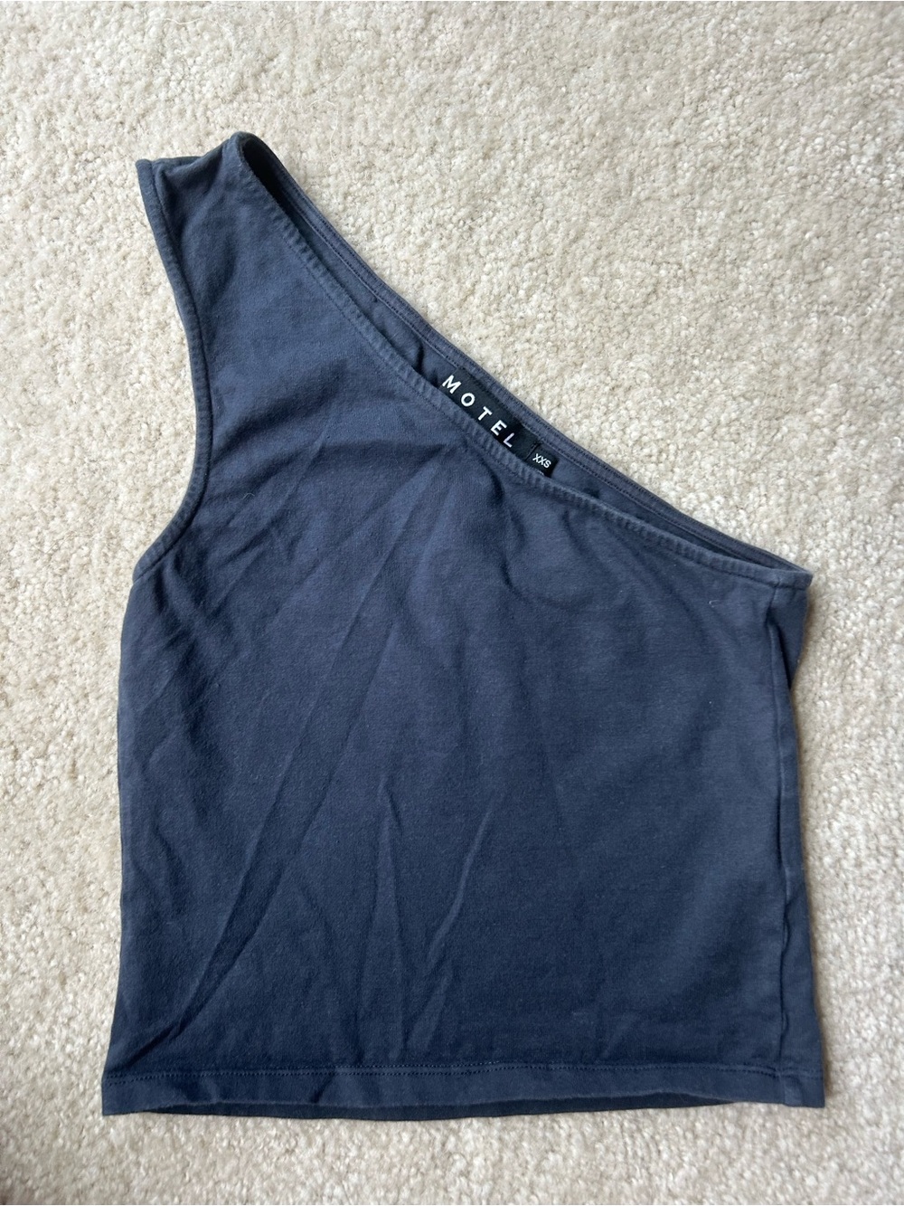 Motel Rocks Asymmetric One-Shoulder top - Picture 2 of 3